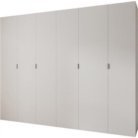 Szafa wysoka uchylna garderoba z półkami MAZE 1 310 głębokość 42 cm wysokość 245,5 cm