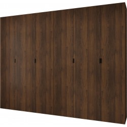 Szafa wysoka uchylna garderoba z półkami MAZE 1 320 głębokość 42 cm wysokość 245,5 cm