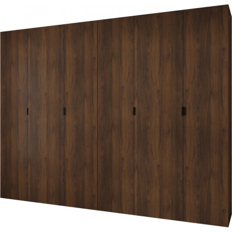Szafa wysoka uchylna garderoba z półkami MAZE 1 320 głębokość 42 cm wysokość 245,5 cm