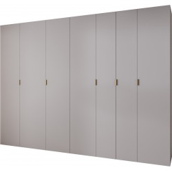 Szafa wysoka uchylna garderoba z półkami MAZE 1 330 głębokość 42 cm wysokość 245,5 cm