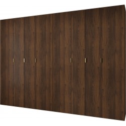Szafa wysoka uchylna garderoba z półkami MAZE 1 340 głębokość 42 cm wysokość 245,5 cm