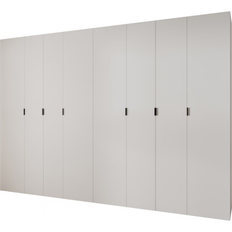 Szafa wysoka uchylna garderoba z półkami MAZE 1 350 głębokość 42 cm wysokość 245,5 cm