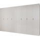 Szafa wysoka uchylna garderoba z półkami MAZE 1 400 głębokość 42 cm wysokość 245,5 cm