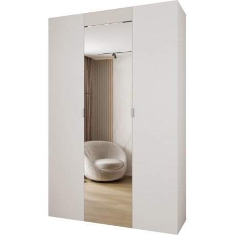 Szafa wysoka uchylna z lustrem garderoba z półkami MAZE 2 160 głębokość 42 cm wysokość 245,5 cm