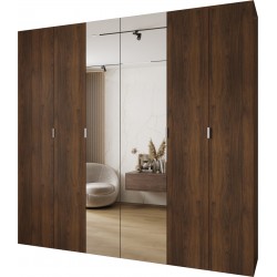 Szafa wysoka uchylna garderoba z półkami MAZE 2 260 głębokość 42 cm wysokość 245,5 cm