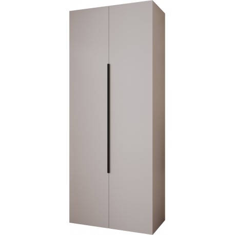 Szafa wysoka uchylna garderoba z półkami AQUA 1 100 głębokość 52 cm wysokość 245,5 cm