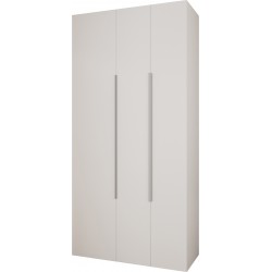 Szafa wysoka uchylna garderoba z półkami AQUA 1 120 głębokość 40 cm wysokość 245,5 cm