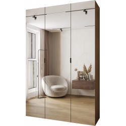Szafa wysoka uchylna garderoba z półkami MAZE 3 160 głębokość 42 cm wysokość 245,5 cm