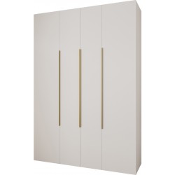 Szafa wysoka uchylna garderoba z półkami AQUA 1 170 głębokość 52 cm wysokość 245,5 cm