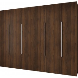 Szafa wysoka uchylna garderoba z półkami AQUA 1 320 głębokość 52 cm wysokość 245,5 cm