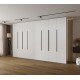 Szafa wysoka uchylna garderoba z półkami AQUA 1 370 głębokość 52 cm wysokość 245,5 cm