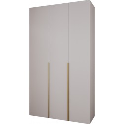 Szafa wysoka uchylna garderoba z półkami MOLTO 1 140 głębokość 52 cm wysokość 245,5 cm