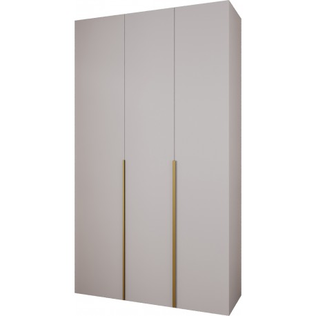 Szafa wysoka uchylna garderoba z półkami MOLTO 1 140 głębokość 52 cm wysokość 245,5 cm