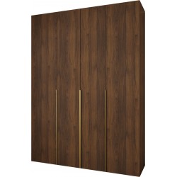 Szafa wysoka uchylna garderoba z półkami MOLTO 1 180 głębokość 52 cm wysokość 245,5 cm