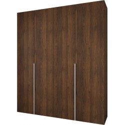 Szafa wysoka uchylna garderoba z półkami MOLTO 1 210 głębokość 52 cm wysokość 245,5 cm
