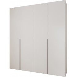 Szafa wysoka uchylna garderoba z półkami MOLTO 1 220 głębokość 52 cm wysokość 245,5 cm