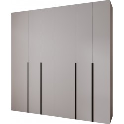 Szafa wysoka uchylna garderoba z półkami MOLTO 1 240 głębokość 52 cm wysokość 245,5 cm