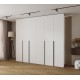 Szafa wysoka uchylna garderoba z półkami MOLTO 1 270 głębokość 52 cm wysokość 245,5 cm