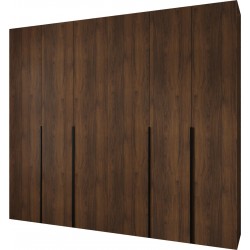 Szafa wysoka uchylna garderoba z półkami MOLTO 1 280 głębokość 52 cm wysokość 245,5 cm
