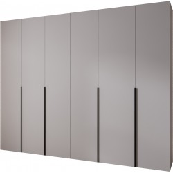 Szafa wysoka uchylna garderoba z półkami MOLTO 1 310 głębokość 52 cm wysokość 245,5 cm