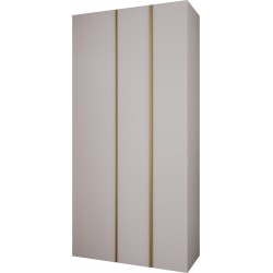 Szafa wysoka uchylna garderoba z półkami KONSO 1 120 głębokość 52 cm wysokość 245,5 cm