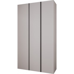 Szafa wysoka uchylna garderoba z półkami KONSO 1 140 głębokość 52 cm wysokość 245,5 cm