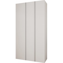 Szafa wysoka uchylna garderoba z półkami KONSO 1 130 głębokość 52 cm wysokość 245,5 cm