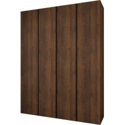 Szafa wysoka uchylna garderoba z półkami KONSO 1 190 głębokość 52 cm wysokość 245,5 cm