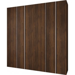 Szafa wysoka uchylna garderoba z półkami KONSO 1 240 głębokość 52 cm wysokość 245,5 cm