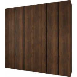 Szafa wysoka uchylna garderoba z półkami KONSO 1 260 głębokość 52 cm wysokość 245,5 cm