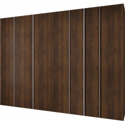 Szafa wysoka uchylna garderoba z półkami KONSO 1 330 głębokość 52 cm wysokość 245,5 cm