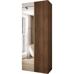 Szafa garderoba ubraniowa z półkami KONSO 2 110 głębokość 52 cm wysokość