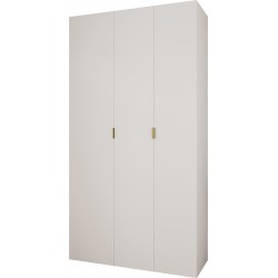 Szafa wysoka uchylna garderoba z półkami MAZE 1 130 głębokość 52 cm wysokość 245,5 cm