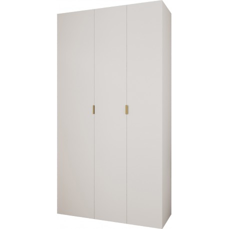 Szafa wysoka uchylna garderoba z półkami MAZE 1 130 głębokość 52 cm wysokość 245,5 cm