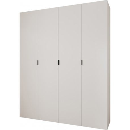 Szafa wysoka uchylna garderoba z półkami MAZE 1 200 głębokość 52 cm wysokość 245,5 cm