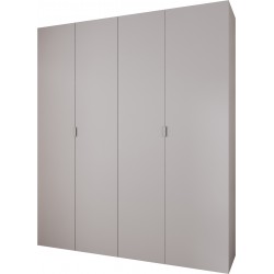 Szafa wysoka uchylna garderoba z półkami MOLTO 1 210 głębokość 52 cm wysokość 245,5 cm