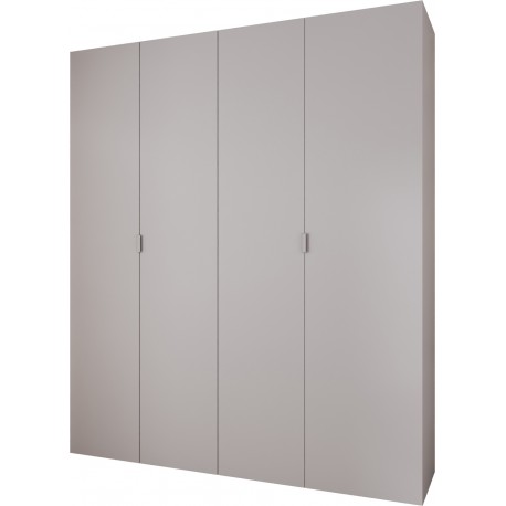 Szafa wysoka uchylna garderoba z półkami MAZE 1 210 głębokość 52 cm wysokość 245,5 cm