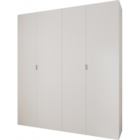 Szafa wysoka uchylna garderoba z półkami MAZE 1 220 głębokość 52 cm wysokość 245,5 cm