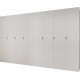 Szafa wysoka uchylna garderoba z półkami MOLTO 1 400 głębokość 52 cm wysokość 245,5 cm