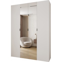 Szafa wysoka uchylna garderoba z półkami MAZE 2 180 głębokość 52 cm wysokość 245,5 cm