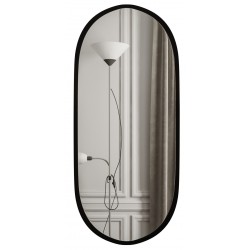 Lustro owalne, ścienne, łazienkowe, wiszące BREMA 44x109 cm