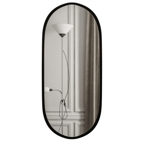 Lustro owalne, ścienne, łazienkowe, wiszące BREMA 59x124 cm