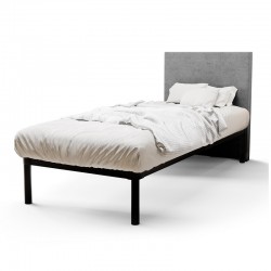 Łóżko do sypialni 90x200 cm samonośny stelaż metalowy LACHTI