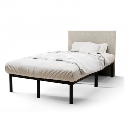 Łóżko do sypialni 120x200 cm samonośny stelaż metalowy WERA wzór 5