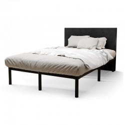 Łóżko do sypialni 140x200 cm samonośny stelaż metalowy WERA wzór 5