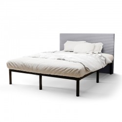 Łóżko do sypialni 160x200 cm samonośny stelaż metalowy WERA