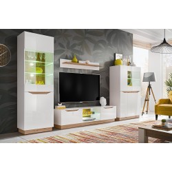 Meblościanka stolik RTV szafki meble do salonu ścianka FAME