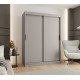 Szafa przesuwna garderoba z drążkiem RUBINO T 150 kaszmir