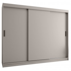 Szafa przesuwna garderoba z drążkiem RUBINO T 250 kaszmir