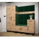 Garderoba z szafą, meble do przedpokoju, panele tapicerowane ARTIN 1